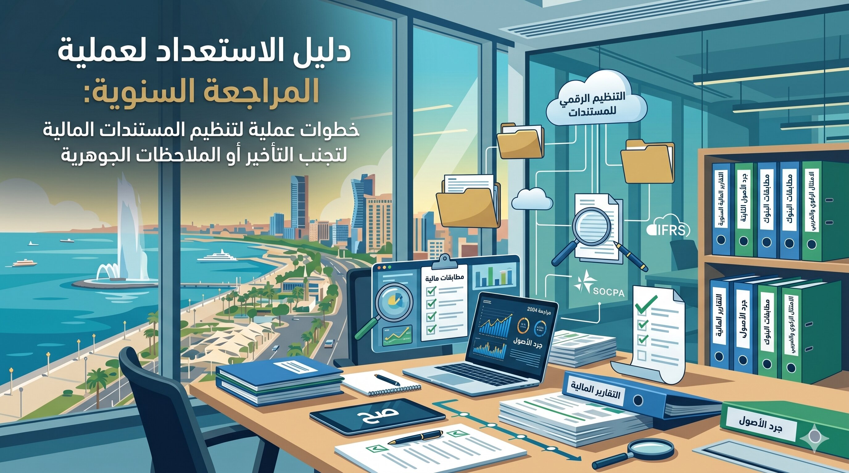 دليل تنظيم المستندات لعملية المراجعة